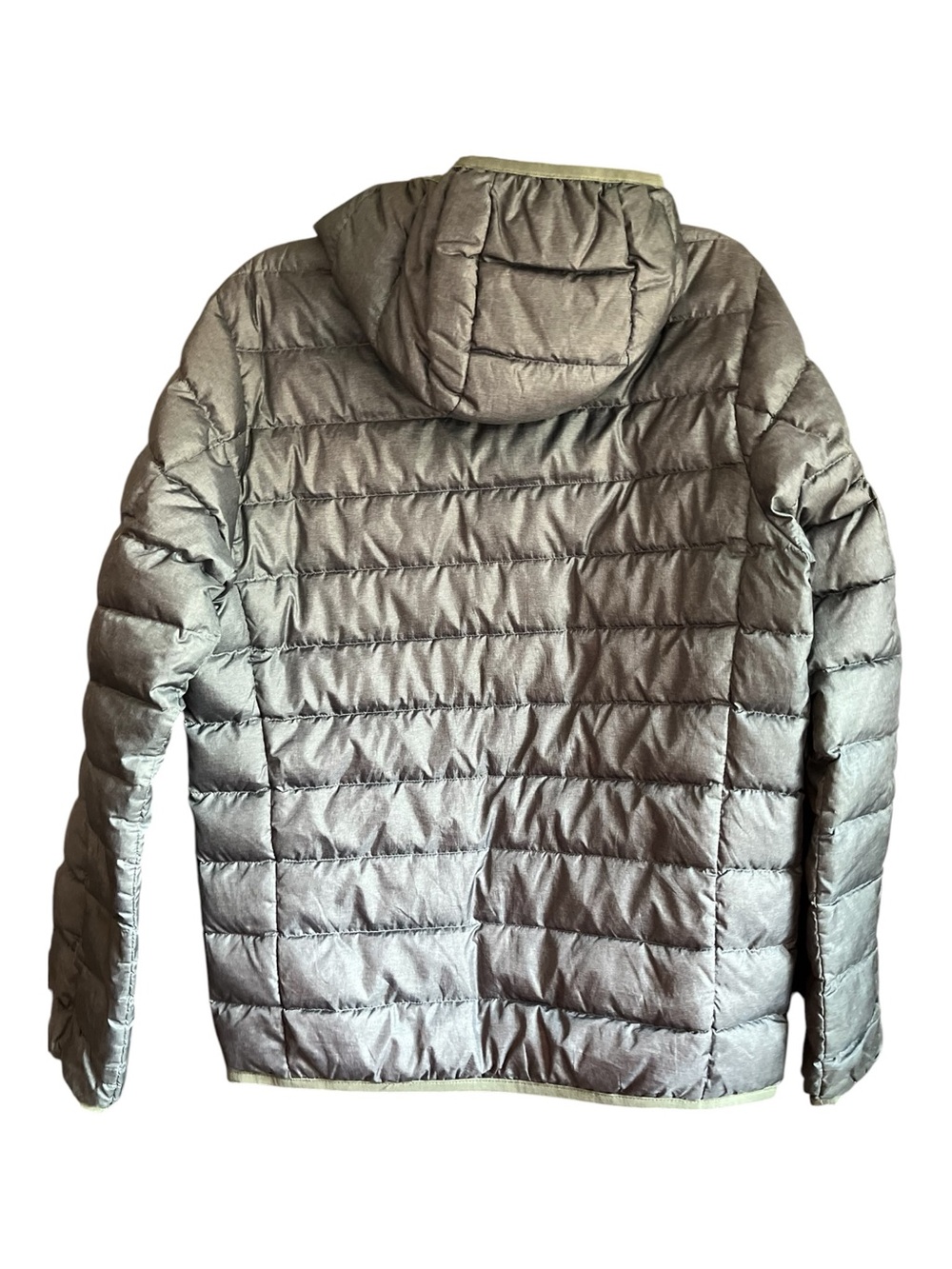 Eddie Bauer Men's CirrusLite 650 Down Hooded Jacket Size Small Grey EUC - Picture 3 of 13